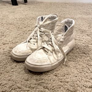 White High Top Vans